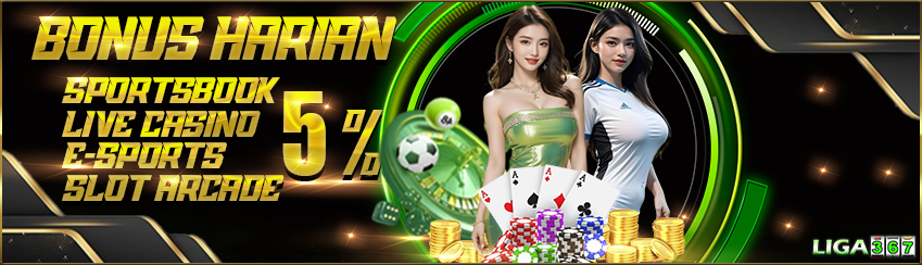 BONUS HARIAN 5% (ALL GAMES)